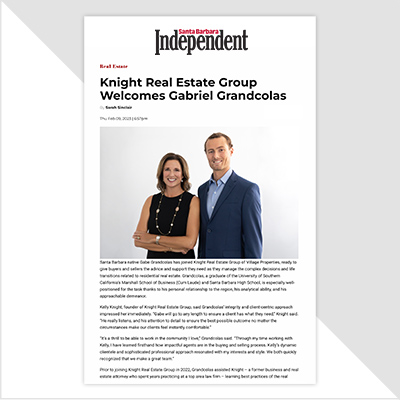 Gabe Grandcolas Joins Knight Real Estate Group Independent Article Blog Image